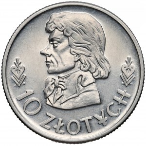 Próba ALUMINIUM 10 złotych 1958 Kościuszko (1 z 5 szt)