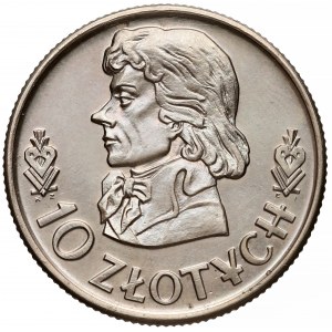 Próba MIEDZIONIKIEL 10 złotych 1958 Kościuszko (1 z 10 szt)