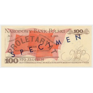 WZÓR 100 złotych 1975 - A 0000000 - No.0299