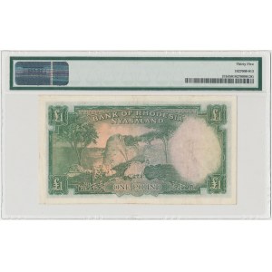 Federacja Rodezji i Niasy, 1 pound 1960 - PMG 35