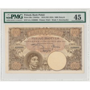 1.000 złotych 1919 - PMG 45