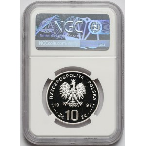 10 złotych 1997 Stefan Batory - półpostać - NGC PF69 UC