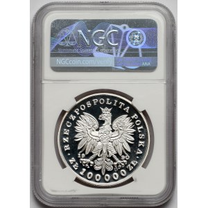 Mały Tryptyk 100.000 złotych 1990 Piłsudski - NGC PF69 UC