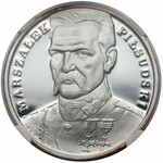 Mały Tryptyk 100.000 złotych 1990 Piłsudski - NGC PF69 UC