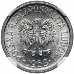 50 groszy 1968 - rzadki rocznik - NGC MS66