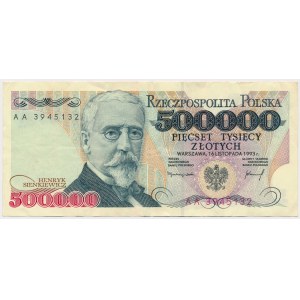500.000 złotych 1993 - AA - rzadki