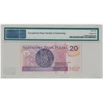 20 złotych 1994 - dwa różne numery - błąd numeratora - PMG 66 EPQ