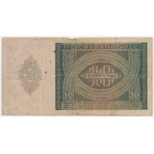 Deutschland, 10 Billionen Mark 1924
