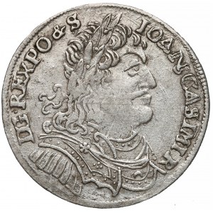 Jan II Kazimierz, Ort Wschowa 1653 - MW w ligaturze 