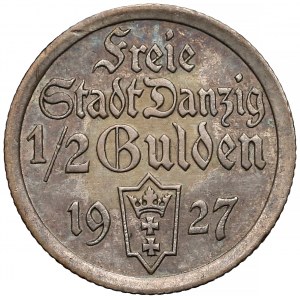 Wolne Miasto Gdańsk, 1/2 guldena 1927