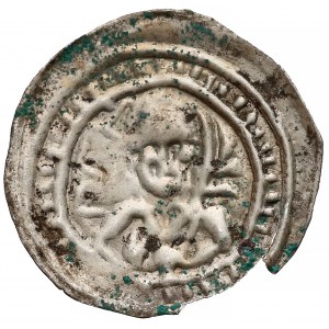 Mieszko III, Brakteat hebrajski - Książę z liściem palmowym