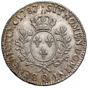 Francja, Ludwik XVI, 1 Écu Perpignan 1787