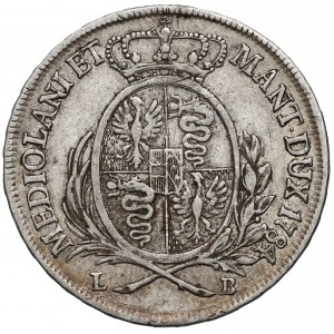 Włochy, Mediolan, 1/2 scudo 1784 LB