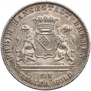 Niemcy, Brema, Talar 1865-B - Bundesschiessen