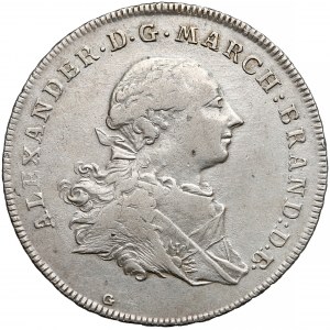 Niemcy, Brandenburgia-Ansbach, Talar 1766-G (S)