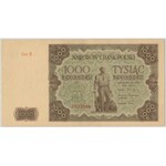 1.000 złotych 1947 - Ser.B - duża litera - PMG 40