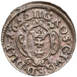 Jan II Kazimierz, Dwugrosz Gdańsk 1652 GR - rzadki rok