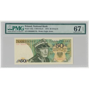 50 złotych 1975 - BR 0000170 - PMG 67 EPQ