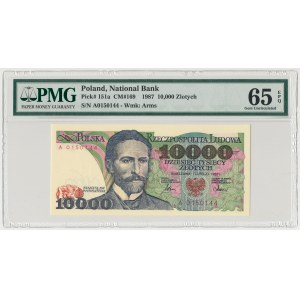 10.000 złotych 1987 - A - PMG 65 EPQ