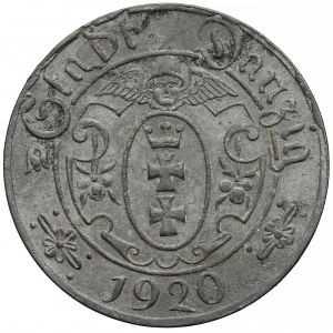 Gdańsk, 10 fenigów 1920 - 54 perełki