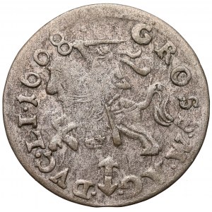Zygmunt III Waza, Grosz Wilno 1608 - z orłem