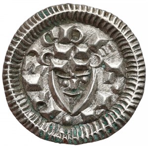 Węgry, Bela II (1131-41), Denar - głowa na wprost