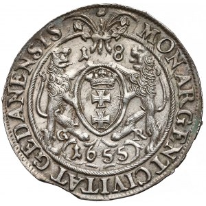 Jan II Kazimierz, Ort Gdańsk 1655 GR - ładny
