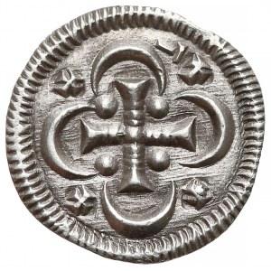 Węgry, Stefan II (1116-31), Denar - krzyż w rozetce