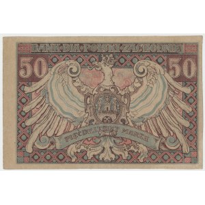 Bank dla Polski Zachodniej 50 marek 1919