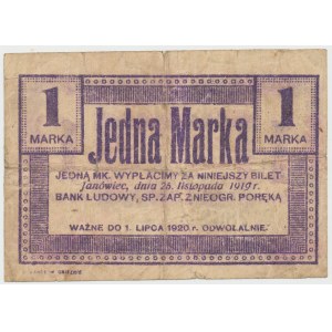 Janówiec, Bank Ludowy 1 marka 1919