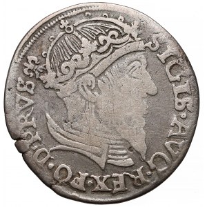 Zygmunt II August, Trojak Gdańsk 1557 - bez obwódki