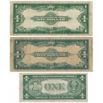 USA, Large & small sizes, 1, 2 & 10 dollars 1917-57 - SET of 12 pcs