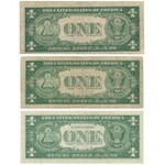 USA, große und kleine Größe, 1, 2 und 10 Dollar 1917-57 - 12 Stücke 