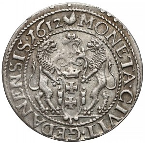 Zygmunt III Waza, Ort Gdańsk 1612 - większa głowa - b.ładny