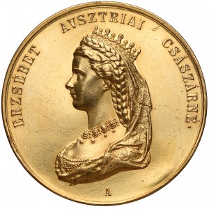 Austro-Węgry, Medal koronacyjny 15 dukatów 1867 - efektowny