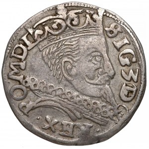 Zygmunt III Waza, Trojak Lublin 1597 - prosta kryza