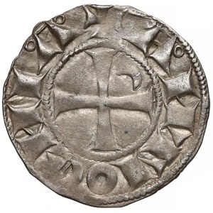 Krzyżowcy, Antiochia, Bohemund III, Denar 