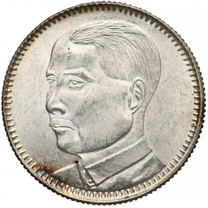 Chiny, Kwangtung, 20 centów rok 18 (1929)