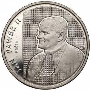 Próba NIKIEL 2000 złotych 1989 Jan Paweł II - na kratce