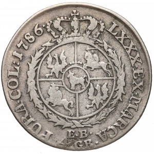 Poniatowski, Złotówka 1786 E.B.