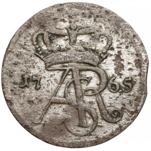 Poniatowski, Trojak Toruń 1765 SB - niski monogram