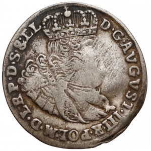 August III Sas, Szóstak Gdańsk 1763 REOE - data w linii
