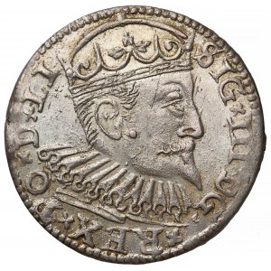 Zygmunt III Waza, Trojak Ryga 1599 - ciekawy