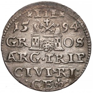 Zygmunt III Waza, Trojak Ryga 1594