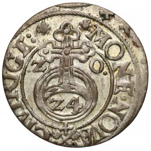 Zygmunt III Waza, Półtorak Ryga 1620 - klucze - piękny (R3)