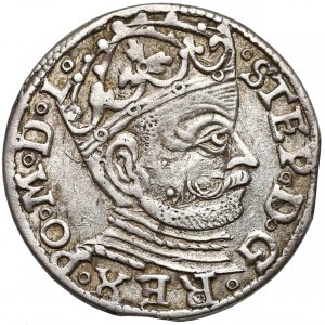 Stefan Batory, Trojak Ryga 1581 - pierwszy - rzadki 