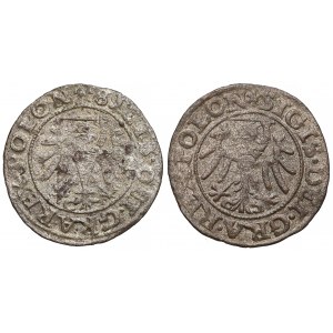 Zygmunt I Stary, Szelągi Gdańsk 1540 i 1546 - zestaw (2szt)