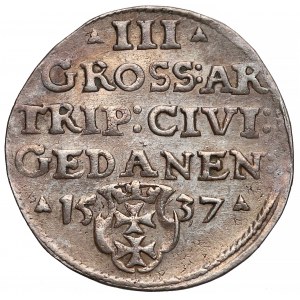 Zygmunt I Stary, Trojak Gdańsk 1537 - nowy typ