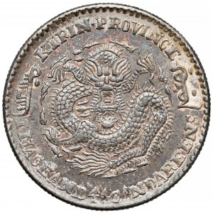 Chiny, Kirin, 20 cents (1900) - symbol Yin-Yiang