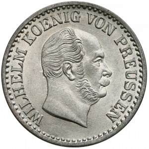 Niemcy, Prusy, Wilhelm I, 1 silber groschen 1862-A